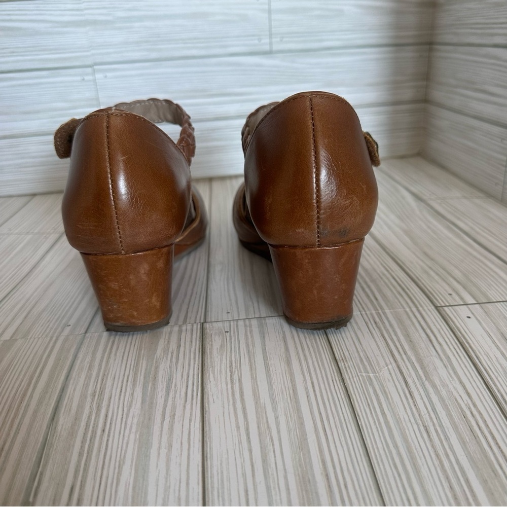 Women's Aetrex Mia Wedge Stone shoes - Picture 5 of 9